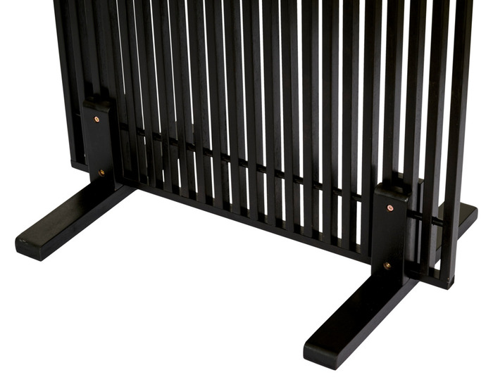 Terrasseafskærmning New York sort akacie - Sunlife